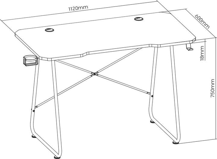 Image du produit Oplite Atika T10 Gaming Desk