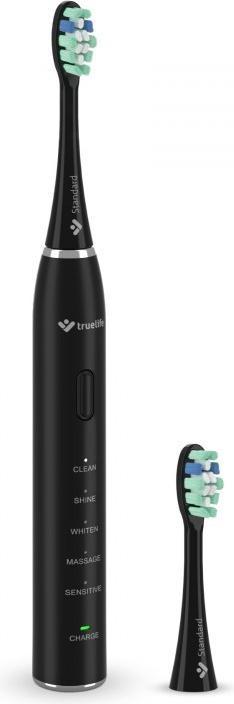 Truelife SonicBrush Clean30 Black Erwachsener Vibrierende Zahnbürste (Schallzahnbürste)
