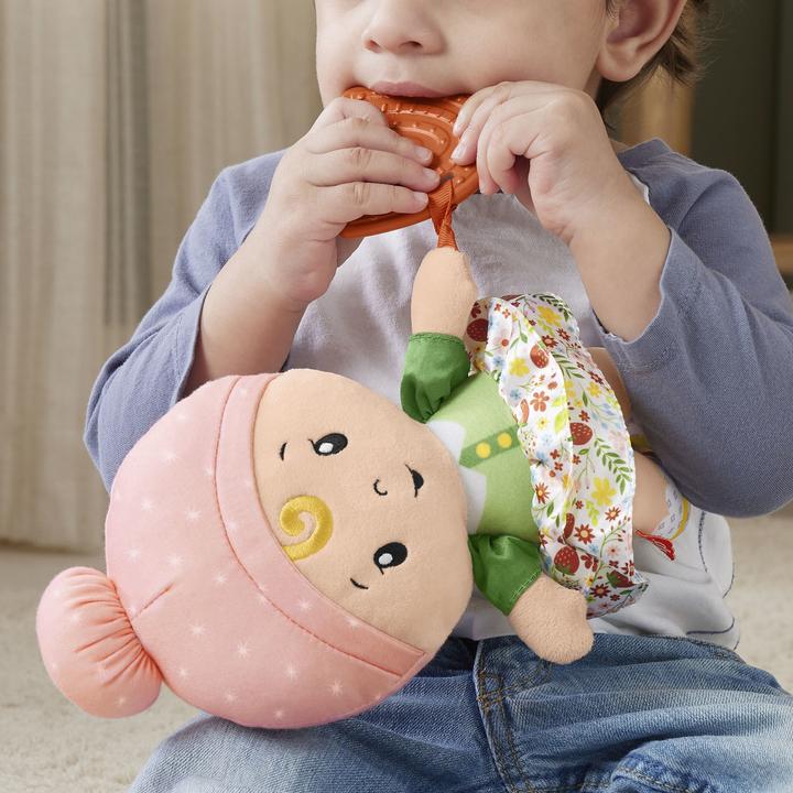 Produktbild Fisher-Price Schmusepuppe mit Regenbogen-Beissring