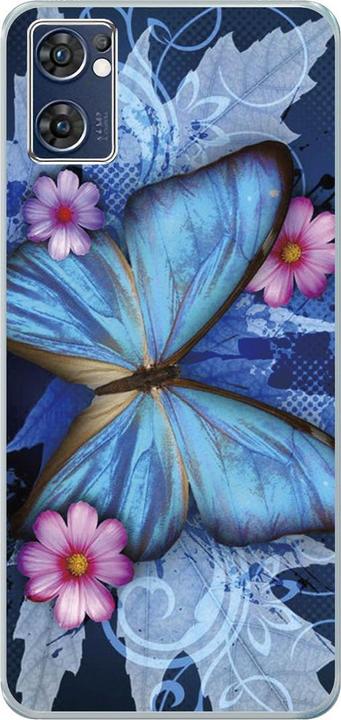 Schmetterling blau