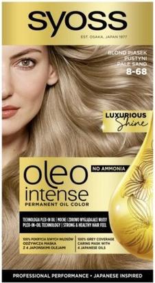 Syoss Oleo Intense Permanent Coloring Hair Dye With Oils 8-68ond Desert Sand (8-68ond Desert Sand)
