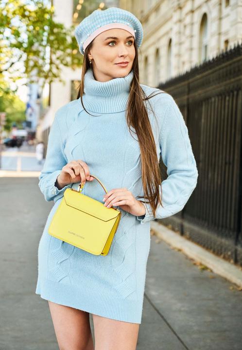 Actual product image Bellemere Dress Cashmere Turtleneck Mini-Sweater (12XL)