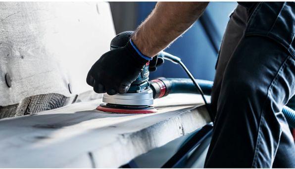 Actual product image Bosch Professional Zubehör EXPERT M480 Sanding net for random orbital sander, 150 mm, G 100, 50 pieces (100)