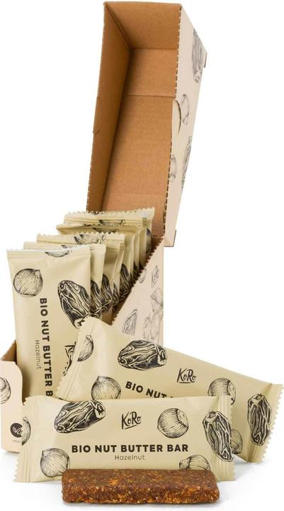 KoRo Organic hazelnut butter bar (Hazelnut, 12 pcs., 360 g)