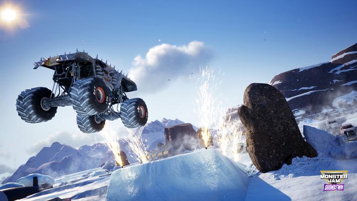 Actual product image Milestone Video game Monster Jam Showdown Day One (PS4)