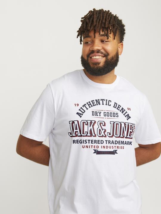 Image du produit Jack & Jones Jjelogo Tee Ss O-Neck 2 Col Aw24 S Pls (8XL)