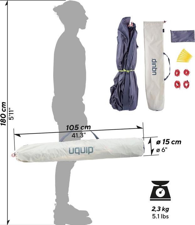Immagine prodotto Uquip Veloce (Tarp, 2.50 kg, 1 persona)
