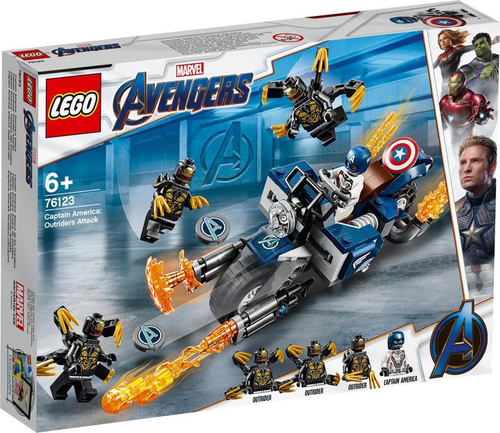 Produktbild LEGO Captain America: Outrider-Attacke (76123, LEGO Marvel)