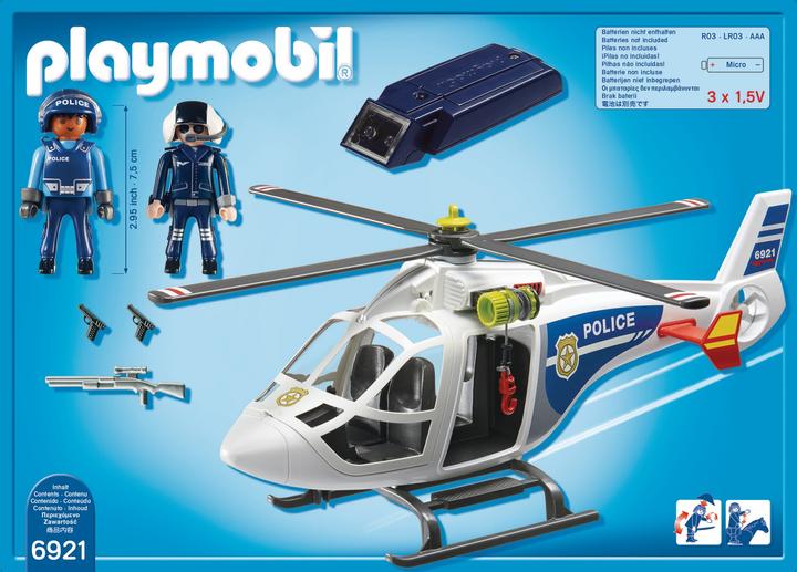 Produktbild Playmobil Police-Helikopter (6921)