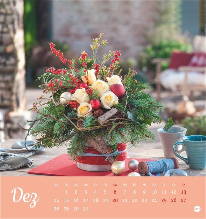 Produktbild Herzliche Blumengrüsse Postkartenkalender 2026 (Harter Einband, Deutsch)