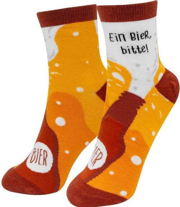 Produktbild Sheepworld Zaubersocken Motiv Bier, 1 Paar für Grösse 41-46 (L, 41 - 46)
