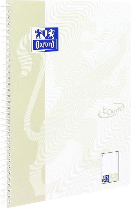 Image du produit Oxford TOUCH A4+ 400132395 pointillé, pierre claire 80 feuilles (A4+, Pointillés, Couverture rigide)