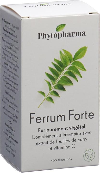 Phytopharma Ferrum Forte (100 Stück, Kapseln, 89 g)