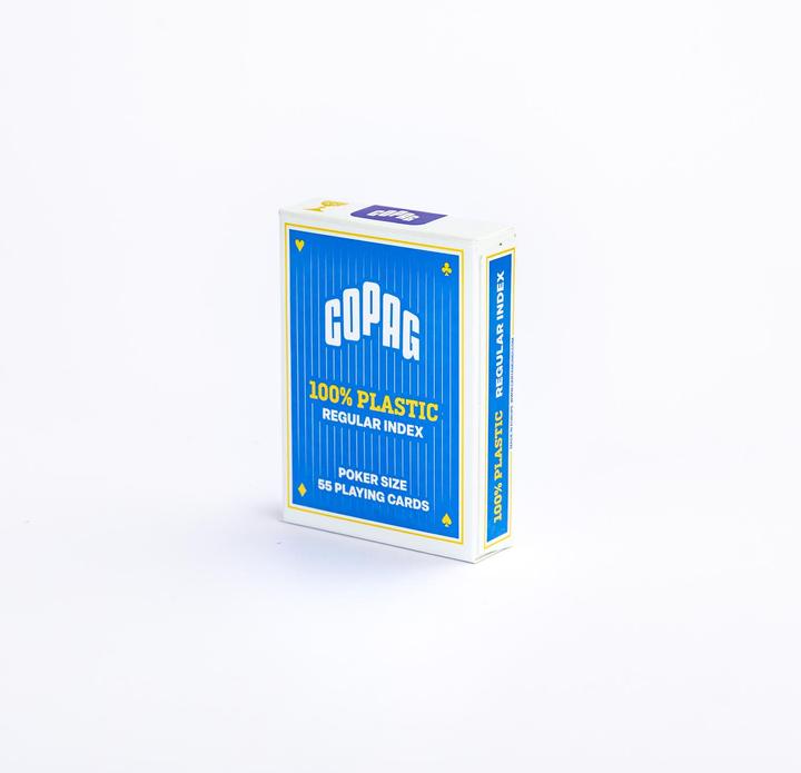Image du produit Copag Paquet de cartes de poker en plastique Regular (Allemand, Français, Italien, Anglais)