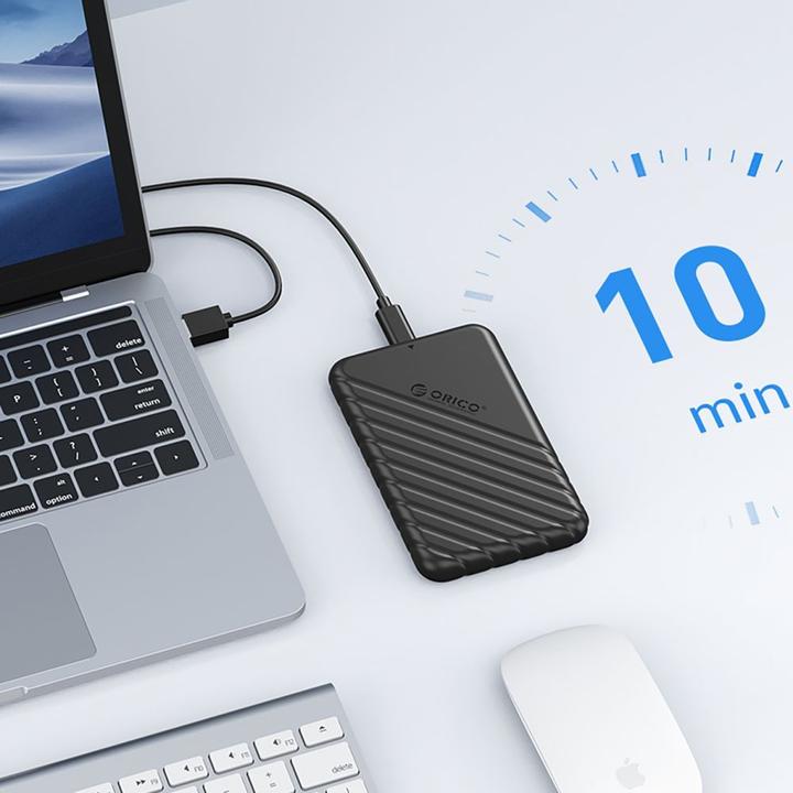 Productafbeelding Orico HDD / SSD Enclosure 25PW1-U3 for SATA 2.5inch, microUSB 3.0, Black (2.5")
