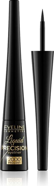 Eveline EVELINE Eyeliner Liquid Precision Matt Black czarny eyeliner do oczu (Matt Black)