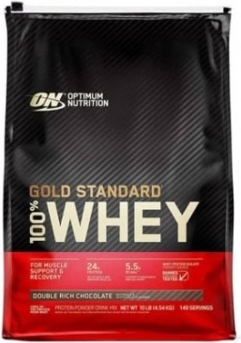 Actual product image Optimum Nutrition 100% Whey Gold Standard (Chocolate, 1 pcs., 4545 g)