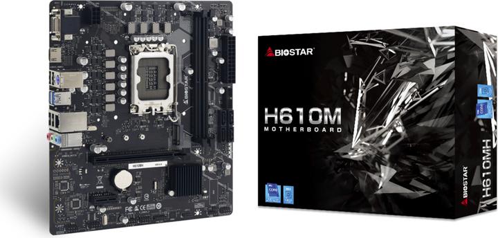 Image du produit Biostar MB H610MH H610,S1700,mATX,Intel (LGA 1700, Intel H610, mATX)