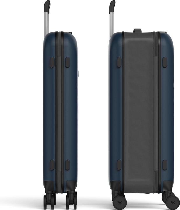 Actual product image Rollink Harde suitcase / Trolley / Travel case - Vega 360 - 76 cm - Blauw (105 l, L (90 - 115l))