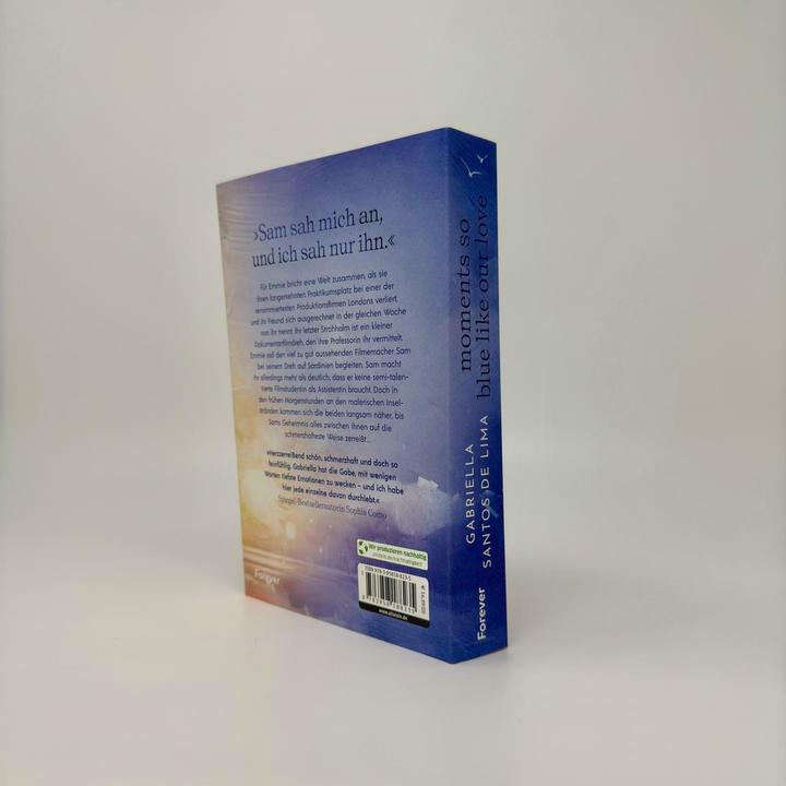 Actual product image Moments so blue like our love (Blue Eternity 1) (German, Gabriella Santos de Lima, 2025)