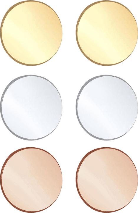 Immagine prodotto Elli Bi Color Tri Color, Geo, Circle (Argento 925 Oro rosa, Argento 925 placcato oro)