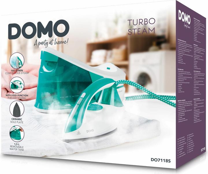 Actual product image Domo STOOMCENTRALE DO7118S (2400 W, 250 g/min)
