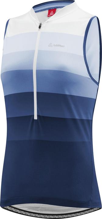 Löffler ärmelloses trikot mit halbem reissverschluss, damen rainbow (42, XL)
