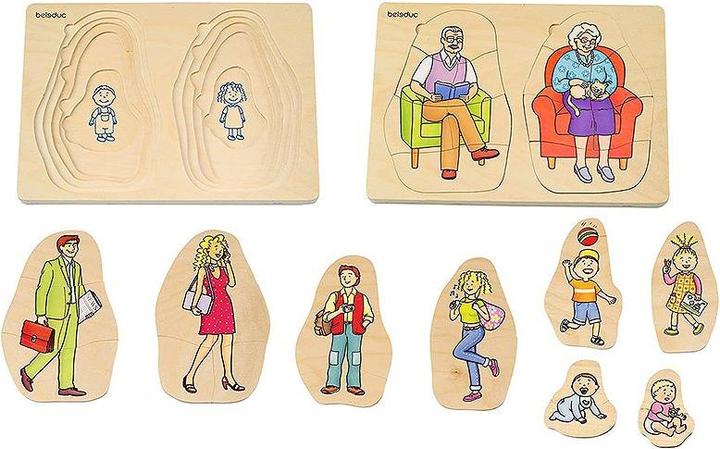 Actual product image Beleduc Grandma and grandpa (40 pieces)