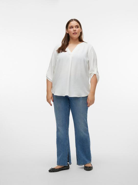 Actual product image Vero Moda Regular fit V-neckline Curve turned-up cuffs Top Top (54)