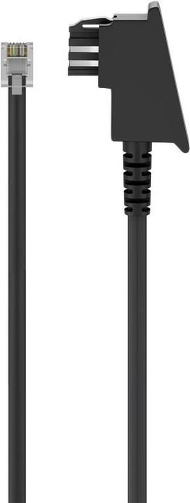 Produktbild Goobay TAE-F-Anschlusskabel (Universal-Pin Out), Schwarz, 6 m
