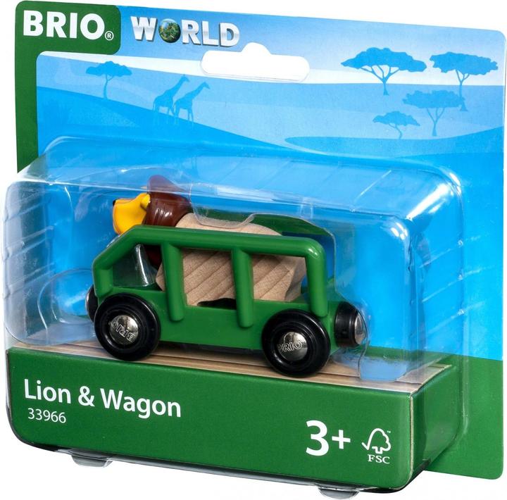 Produktbild Brio Löwe und Wagen