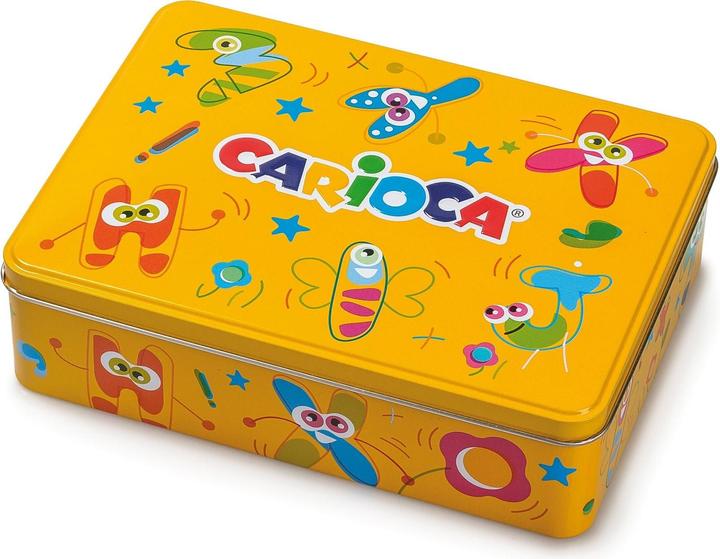 Image du produit Carioca Feutres de coloriage en boîte métallique 100 pièces, Jaune (Jaune, 100 x)
