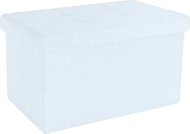 Produktbild Intirilife Sitzbank 49x30x30 cm SCHNEE WEIss (30.49 cm)