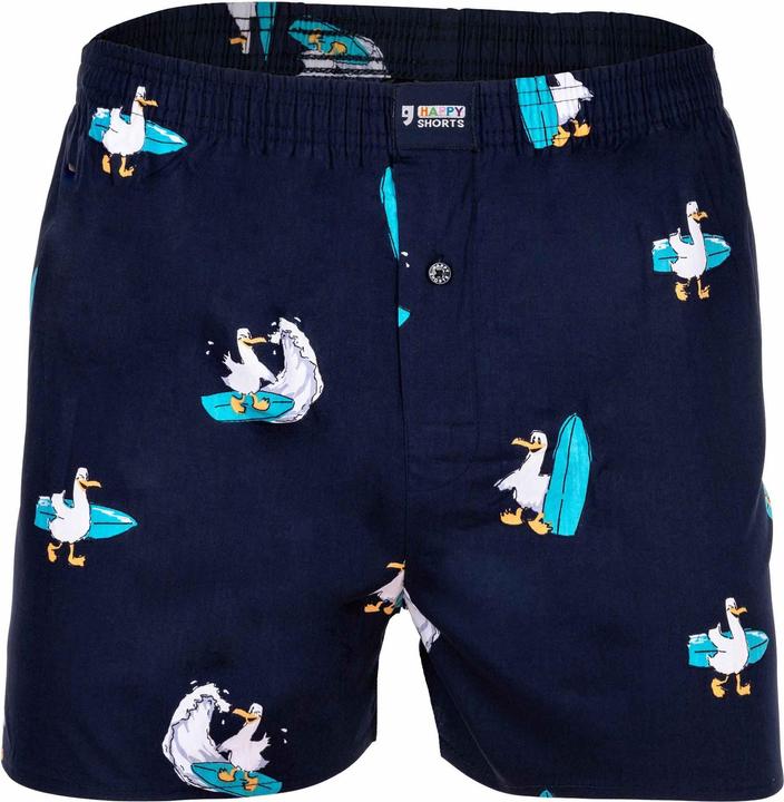 Happy shorts Web-Boxershorts Casual Bequem sitzend (M, Einzelpack)