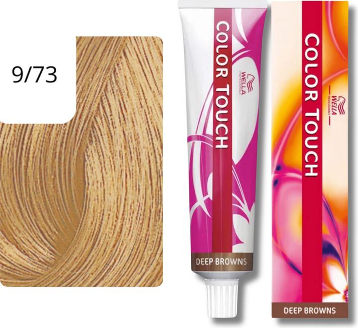 Immagine prodotto Wella Tocco di colore Marroni profondi (9/73 biondo chiaro marrone-oro)