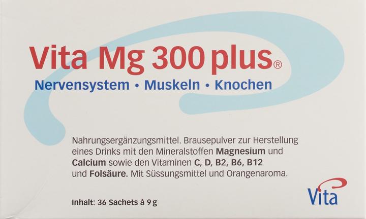 Actual product image Vita Mg 300 plus Magnesium Plv. in sachets 3 (36 Piece, Beutel, 9 g)