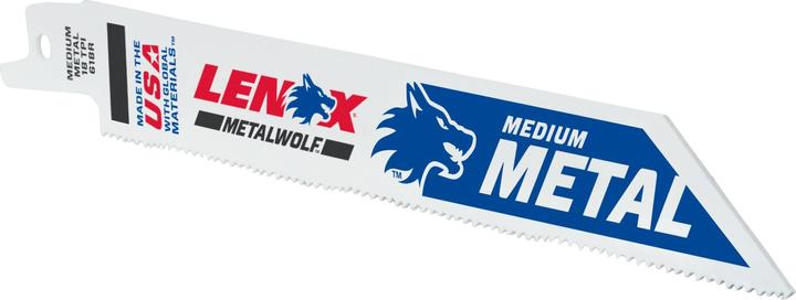 Produktbild Lenox Säbelsägeblatt a.25 Stck.152x19x0,9mm 18 Z