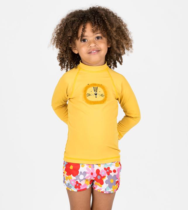 Image du produit Nabaiji Tee shirt anti Uv manches longues Bébé - Lion jaune