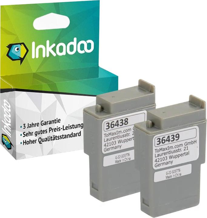 Produktbild Inkadoo kompatible Druckerpatronen als Ersatz zu Canon 6882A002 / BCI-24C (BK)
