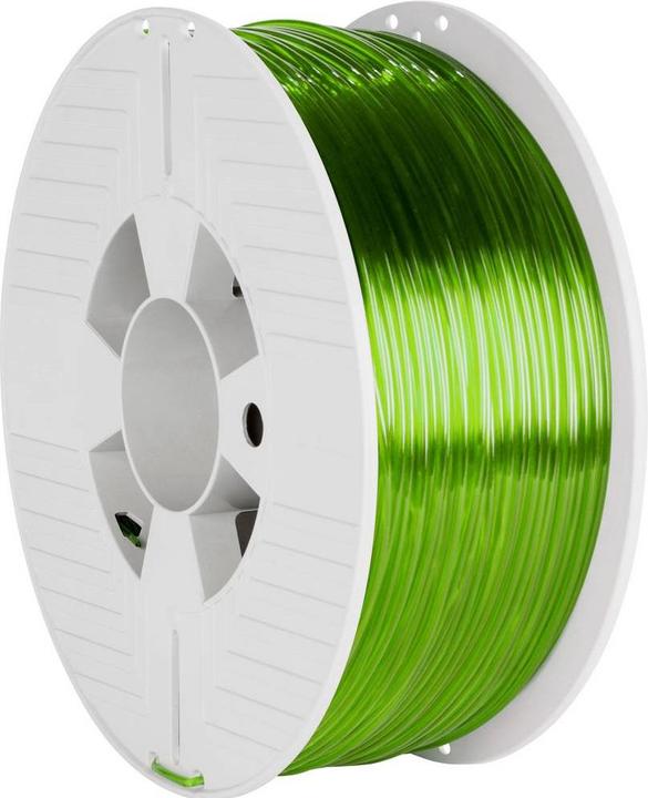 Verbatim Transparent green - 1 kg - PTEG Filament (3D) (PETG, 2.85 mm, 1000 g, Green)