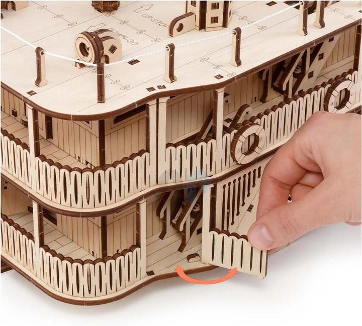 Produktbild Eco Wood Art 3D Holz Modellbausatz - Schaufelraddampfer «River Princess»