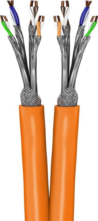 Actual product image Goobay Network cable CAT 7a S/FTP 4 x (S/FTP, CAT7a, 100 m)