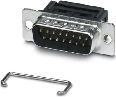 Produktbild Phoenix Contact D-SUB Stiftleiste 90 ° Polzahl: 15 Schneid-Klemm VS-15-ST-DSUB-FK 10 St.