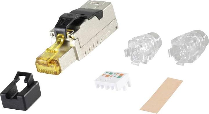 Produktbild BKL Electronic RJ-45 Stecker, werkzeuglos, zertif., STP, Cat. 8.1