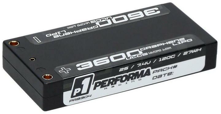 Actual product image Performa Racing Graphene Lipo Shorty 3600 ULCG 7.4V 120C (7.40 V, 3600 mAh)