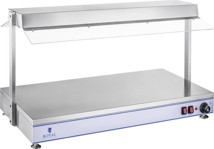 Image du produit Royal Catering Chauffe-plat avec lampes halogènes - 2000 W - Acier inoxydable