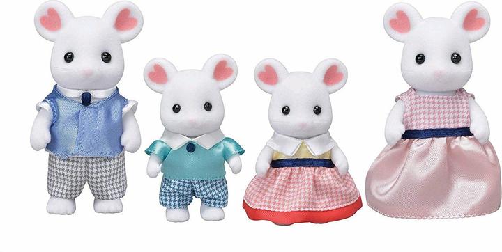Actual product image Sylvanian Families Marshmallow Mouse Family