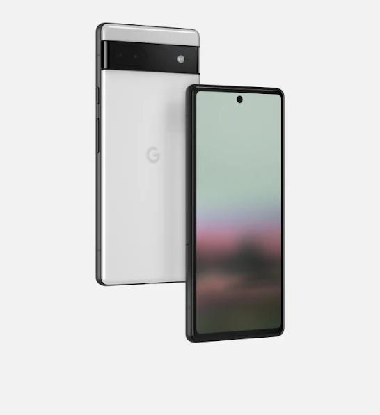 Produktbild Google Pixel 6a (128 GB, Chalk White, 6.10", SIM + eSIM, 12.20 Mpx, 5G)