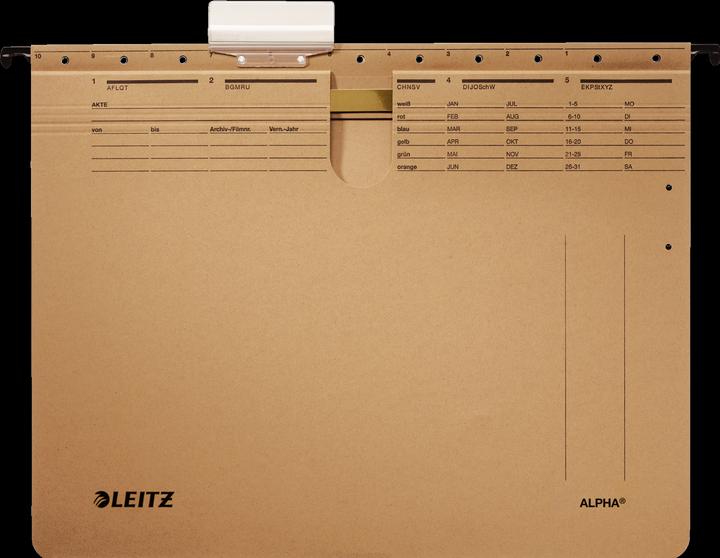 Actual product image Leitz ALPHA hanging file, A4, commercial stapling, natron (A4, 10 x)