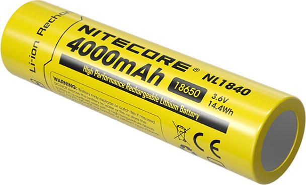 Produktbild Nitecore NL1840 (1 Stk., 18650, 4000 mAh)